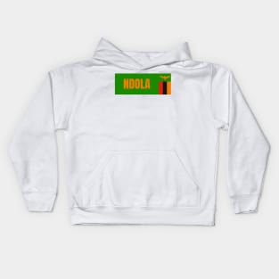 Ndola City in Zambia Flag Kids Hoodie